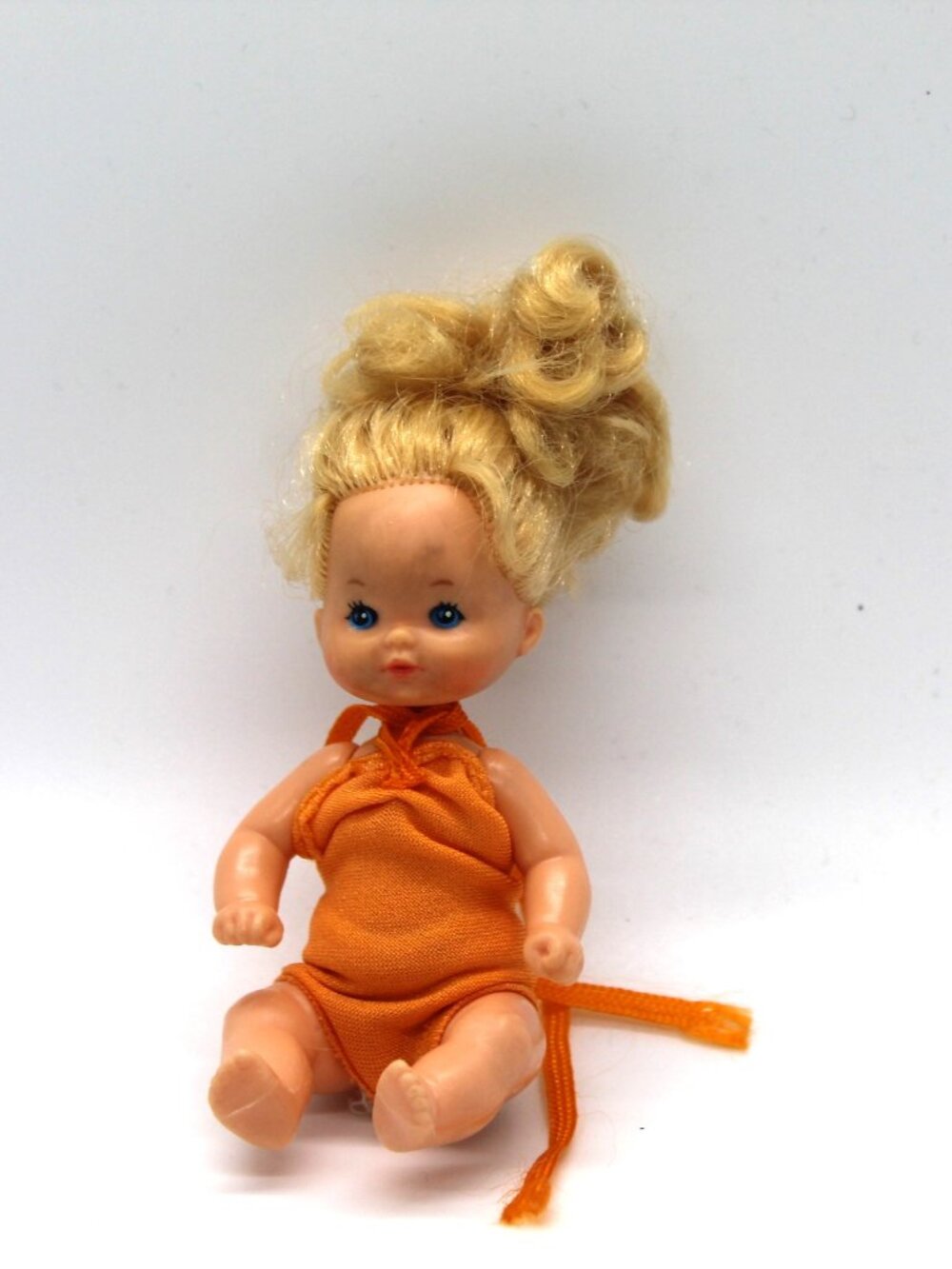 Vintage Mattel Barbie Baby Sister Kelly 1976 Doll 5.5" Made in Taiwan
